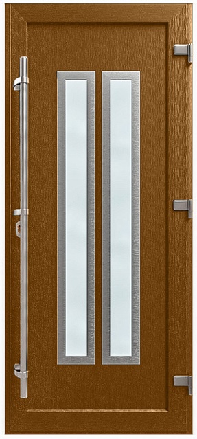 Двері металопластикові Модель HPL-011 Золотий дуб (940х2005 мм)