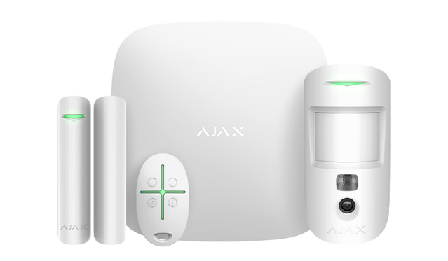 Комплект сигнализации Ajax StarterKit Cam Plus White