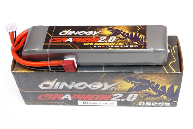 Акумулятор для квадрокоптера Dinogy G2.0 Li-Pol 5000 мАг 11.1 В 29x48x165 мм T-Plug 70C