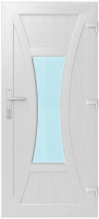 Двері металопластикові Модель №007 Білий (900х2000 мм)