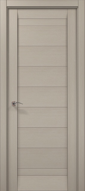 Міжкімнатні двері Папа Карло ML-04с Пекан світло-сірий