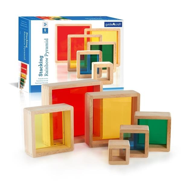 Набор блоков Block Play Цветная пирамидка