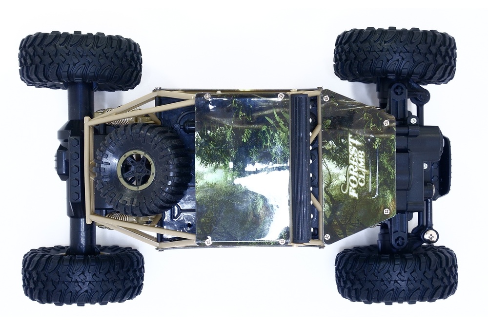 Машинка на радиоуправлении 1:18 HB Toys Краулер 4WD на аккумуляторе (зеленый)