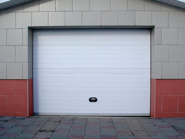 Ворота гаражные GANT 3500х2500, цвет белый