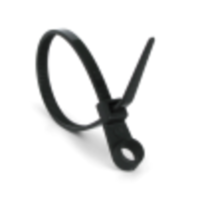 Стяжка кабельная Lectris 4,2x220мм с кольцом, 100шт