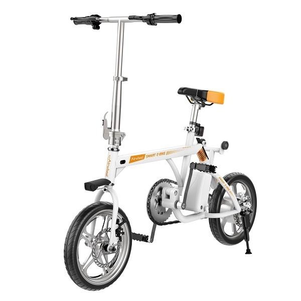 Электровелосипед AIRWHEEL R3+ 214.6WH (белый) (6925611240147)