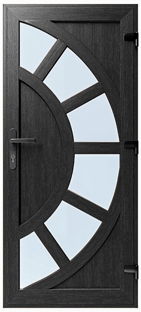 Двері металопластикові Модель №003 Антрацит (900х2000 мм)
