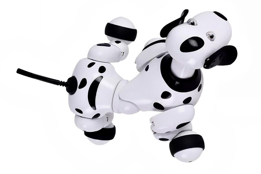 Робот собака на радиоуправлении Happy Cow Smart Dog (черный)