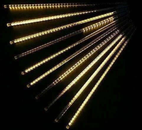 Гірлянди трубки з теплим кольором ламп 50см