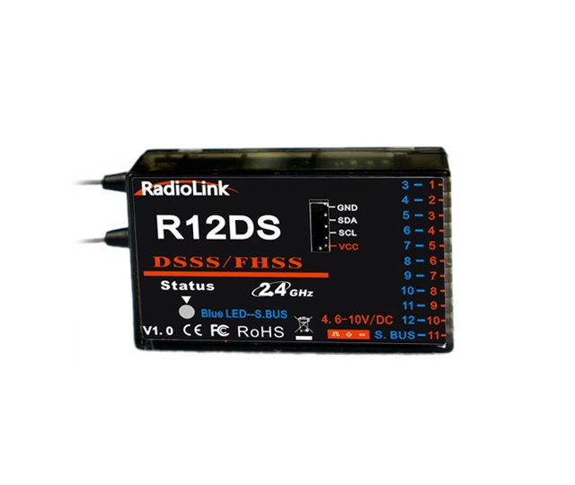 Приемник 11к Radiolink R12DS SBUS для авиамоделей