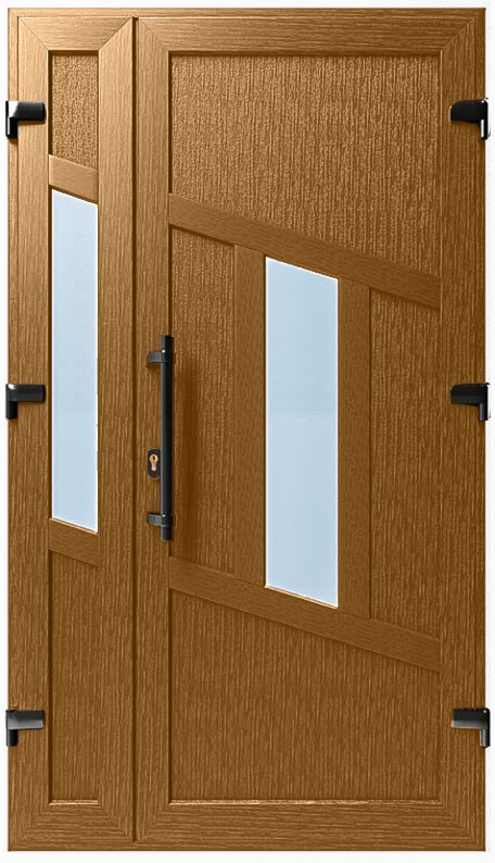 Двері металопластикові Модель №029 Золотий дуб (1150х2000 мм)