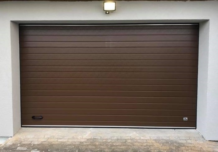 Ворота гаражные GANT 2500х2250, цвет коричневый