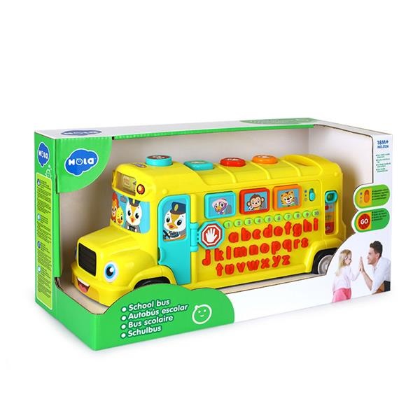 Музична іграшка Hola Toys Шкільний автобус (3126)