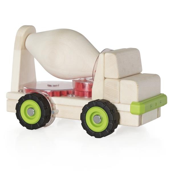 Іграшкова машина Guidecraft Block Science Trucks Велика бетономішалка (G7530)