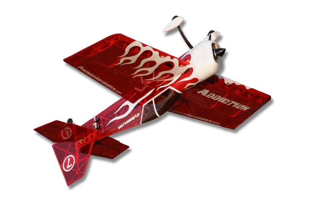 Літак радіокерований Precision Aerobatics Addiction 1000мм KIT (червоний)