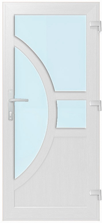 Двері металопластикові Модель №001 Білий (900х2000 мм)