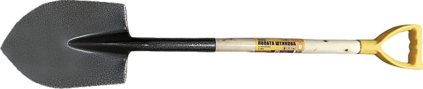 Лопата багнетова Mastertool - 205 x 280 мм, ручка дерево.