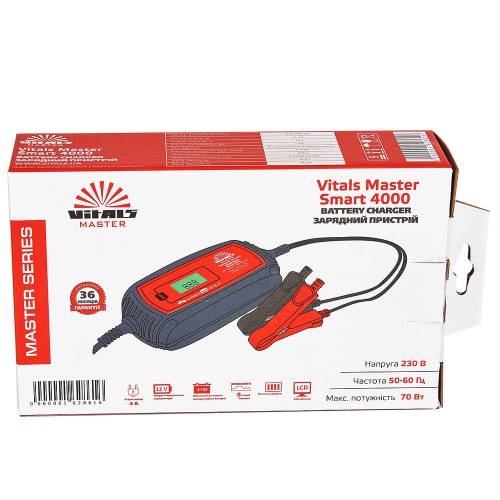 Зарядний пристрій Vitals Master Smart 4000