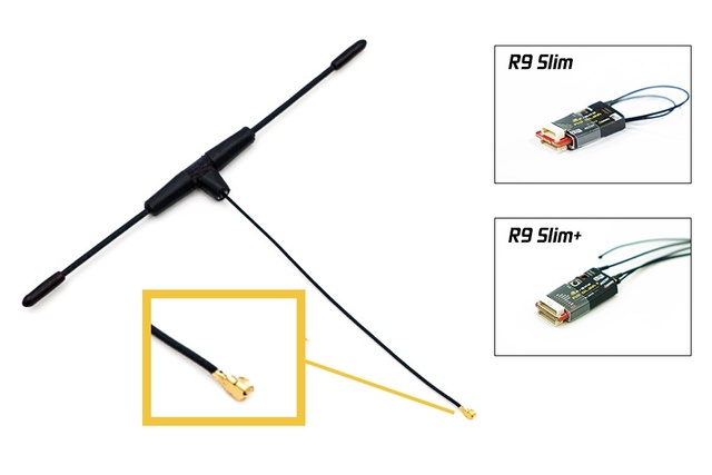Антенна FrSky диполь для приёмников R9 SX, MX, Slim+ IPEX1 (868MHz EU)