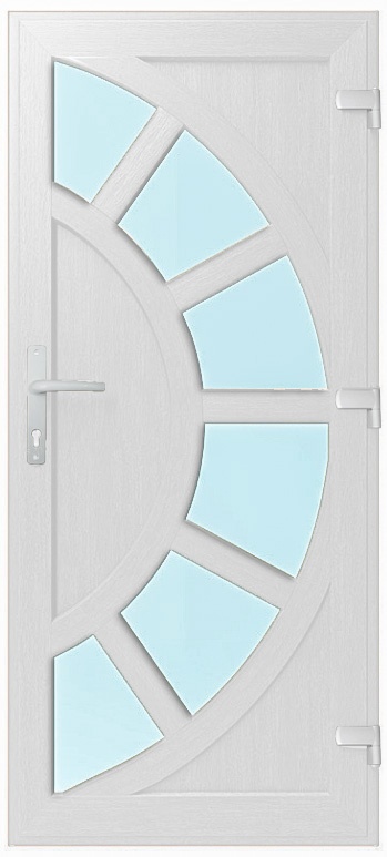 Дверь металлопластиковая Модель №003 Белый (900х2000 мм)
