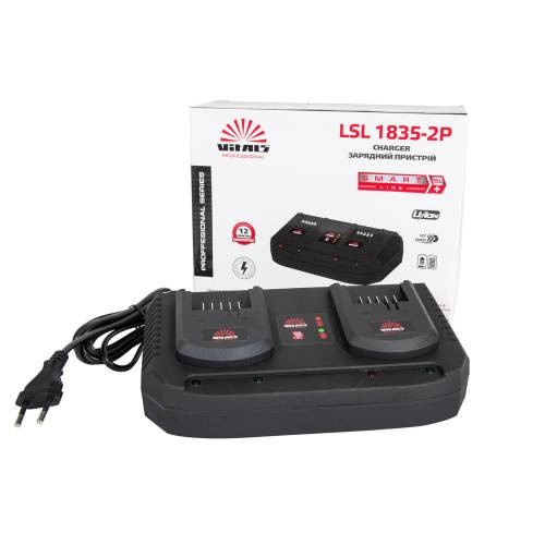 Зарядний пристрій для акумуляторів Vitals Professional LSL 1835-2P SmartLine
