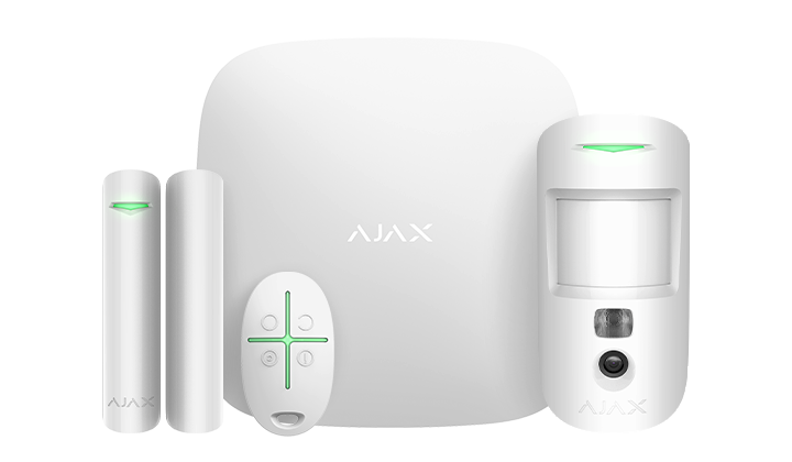 Комплект сигналізації Ajax StarterKit Cam White