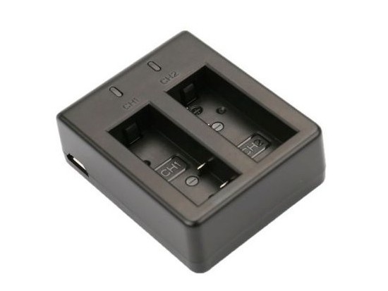 Зарядний пристрій SJCam на два акумулятора для камер SJ4000, SJ5000, M10