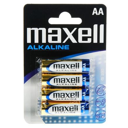 Батарейка AA Maxell Alkaline LR6 у блістері 1шт (4шт в уп.)