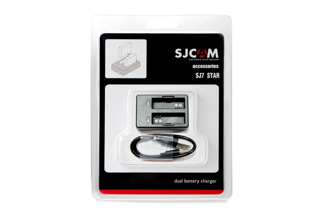 Зарядний пристрій SJCam на два акумулятора для камер SJ7 STAR