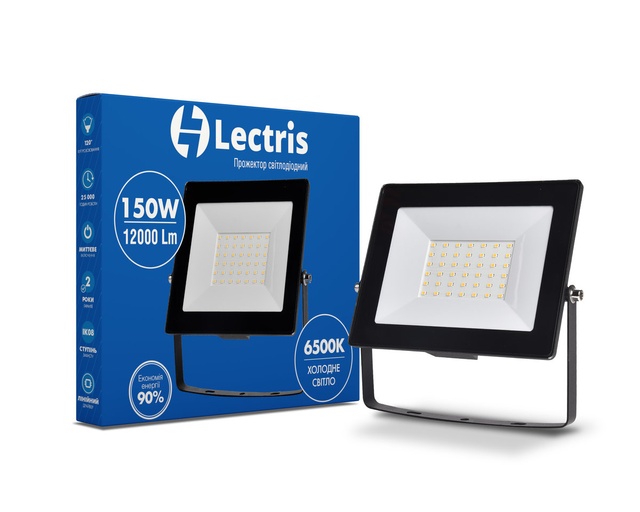 Прожектор LED150W 12000Лм 6500K 185-265V IP65 Lectris