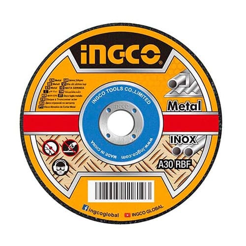 Абразивний відрізний диск по металу 230×1,9×22,2 мм INGCO
